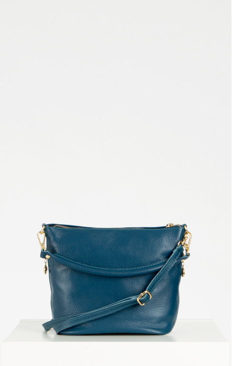 Mini Shoulder Bag in Alpine Blue