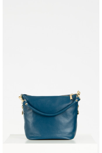 Mini Shoulder Bag in Alpine Blue