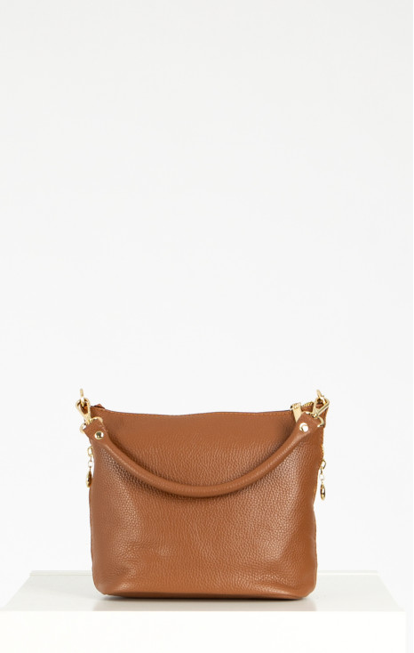 Mini Shoulder Bag in Caramel