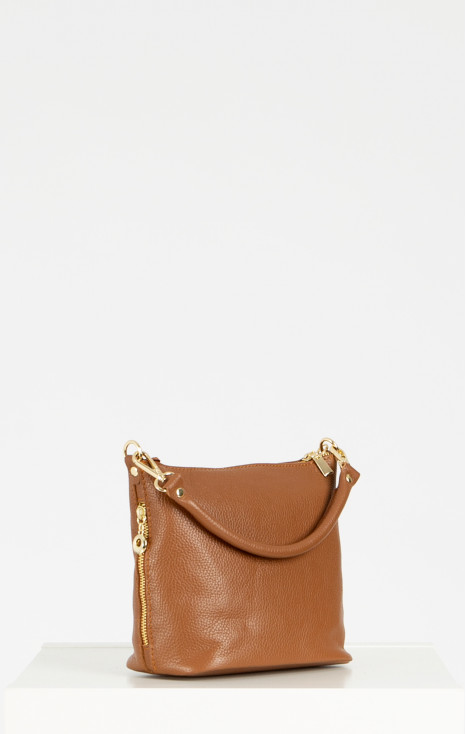 Mini Shoulder Bag in Caramel