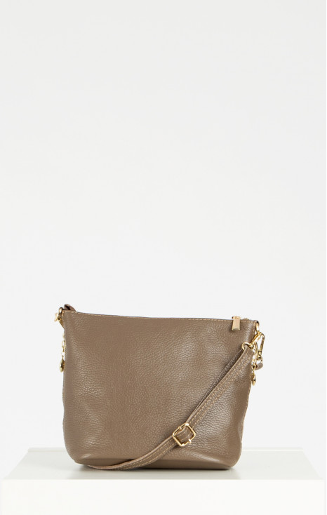 Mini Shoulder Bag in Taupe