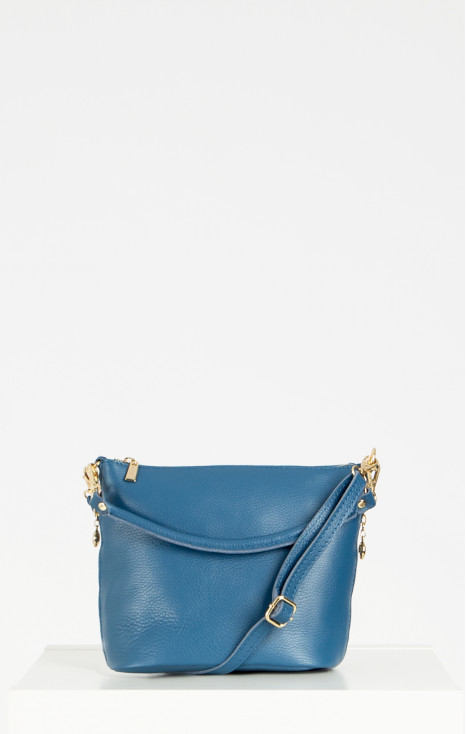 Mini Shoulder Bag in Blue Horison