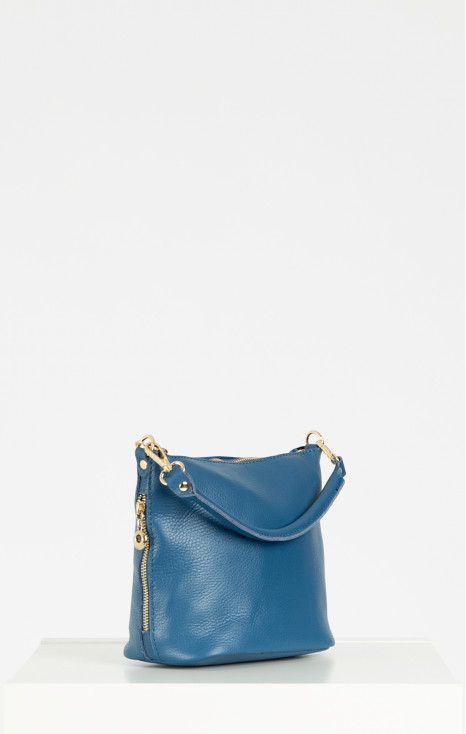 Mini Shoulder Bag in Blue Horison