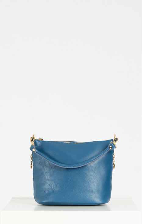 Mini Shoulder Bag in Blue Horison