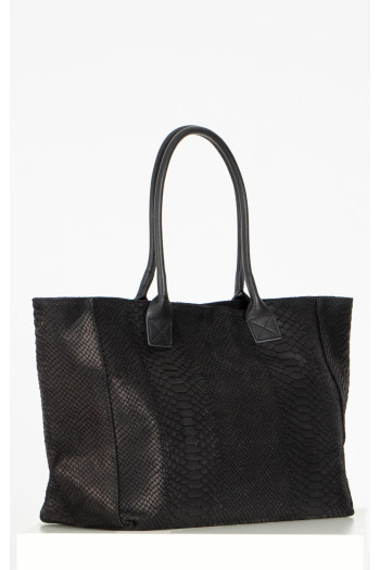 Large Leather Bag in Black [1]