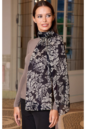 Lightweight scarf from natural silk