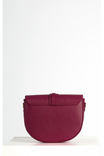 Leather handbag in Wine Red [1]