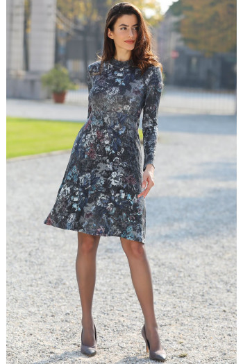 High Waist Jersey Dress