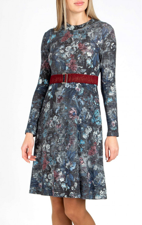 High Waist Jersey Dress