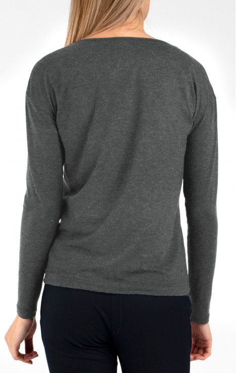 Loose silhouette sweater in Gray