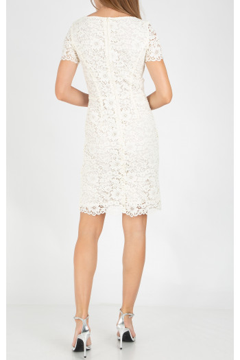 Lace Dress in Ivory White [1]