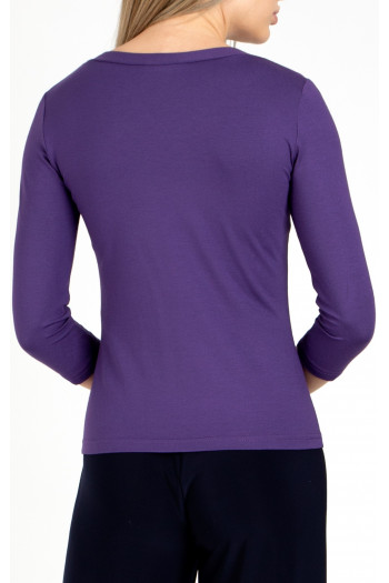 Soft Jersey Top in Purple Sapphire [1]