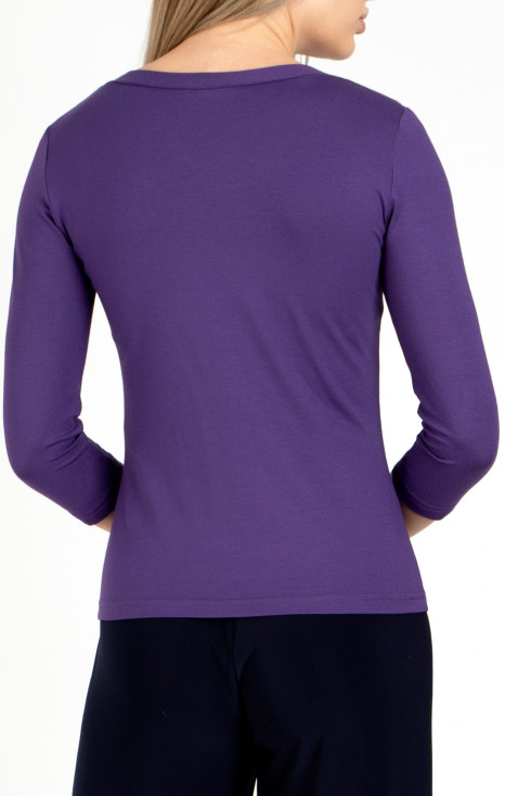 Soft Jersey Top in Purple Sapphire [1]