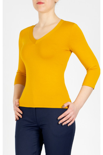 Soft Jersey Top in Sunflower colour