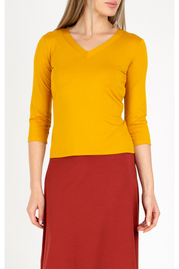 Soft Jersey Top in Sunflower colour