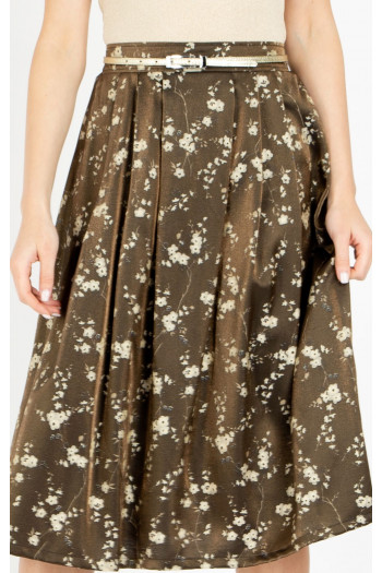 High Waist Midi Skirt [1]