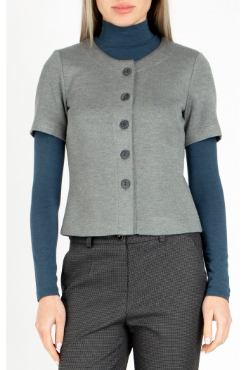 Short jacket in Gray colour