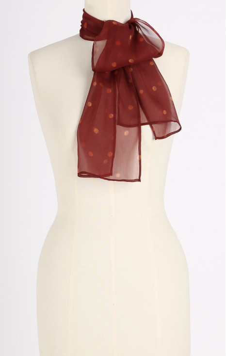 Natural silk scarf