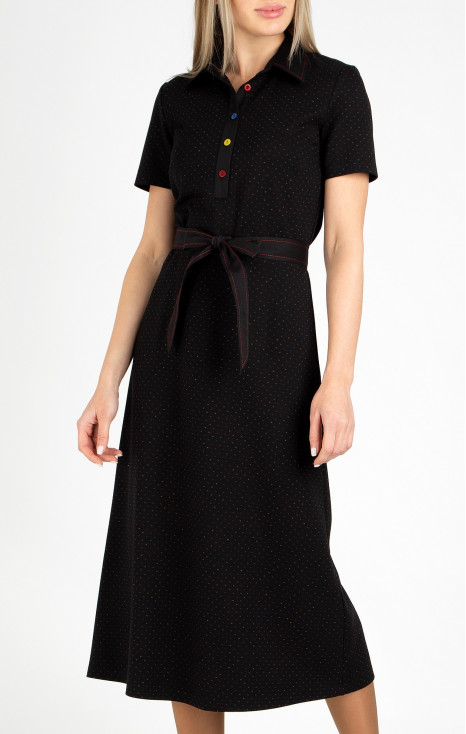 Midi Dress in Black