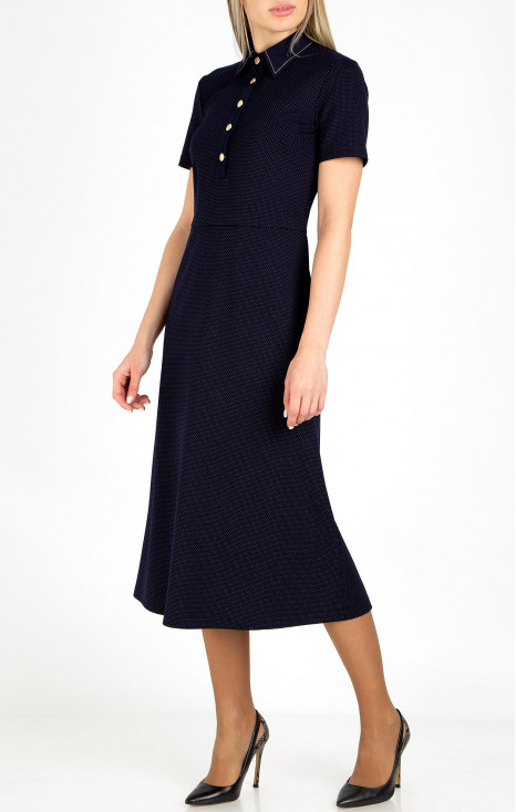 Midi dress in Blue Graphit colour