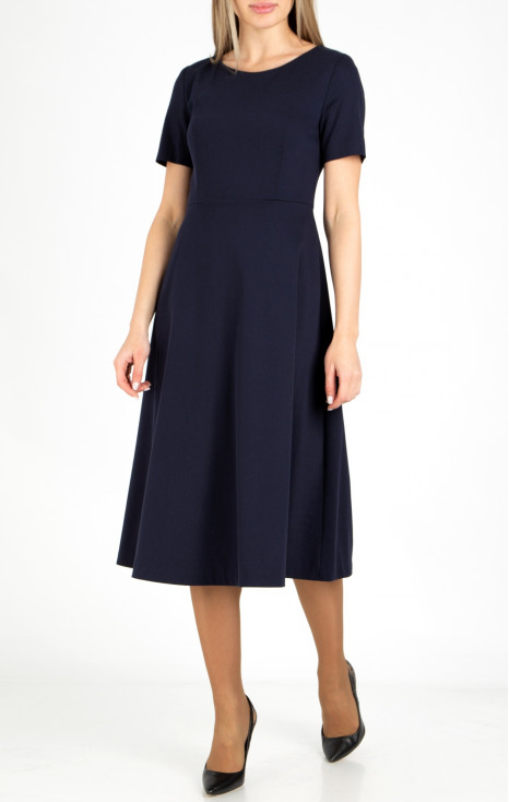 Elegant midi dress in Blue