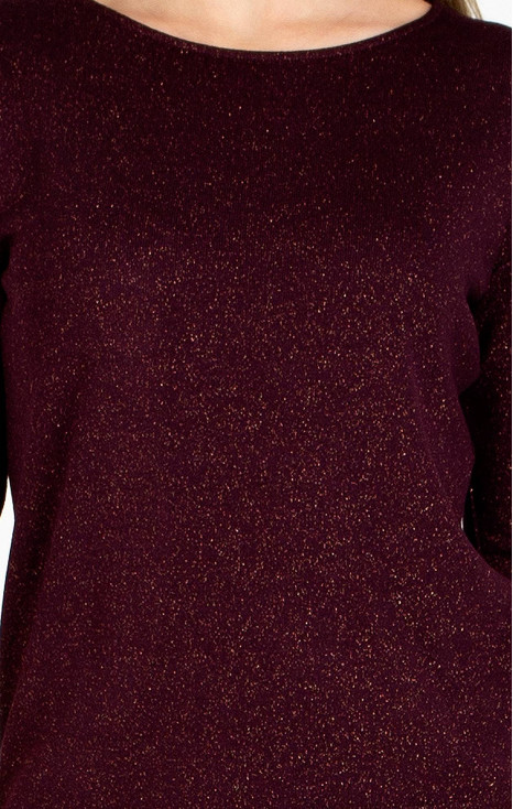 Soft Jersey Top in Red Mahogany colour