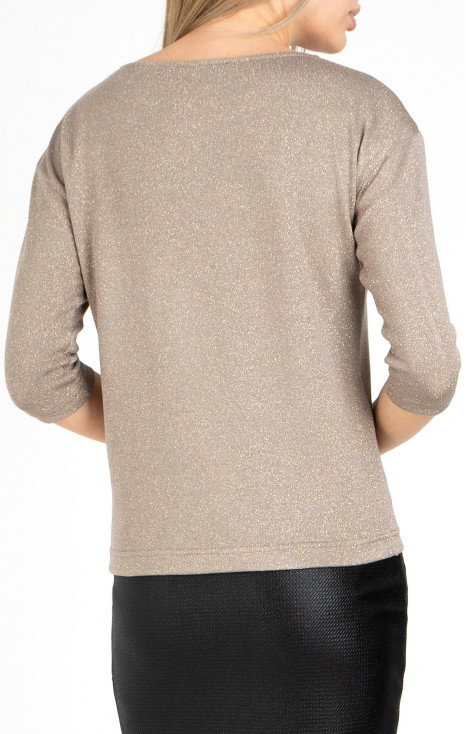 Soft Jersey Top in Dark Beige [1]