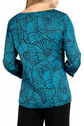 Viscose Blouse in Blue Moon colour [1]