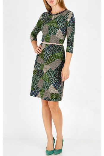 Printed Jersey Dress
