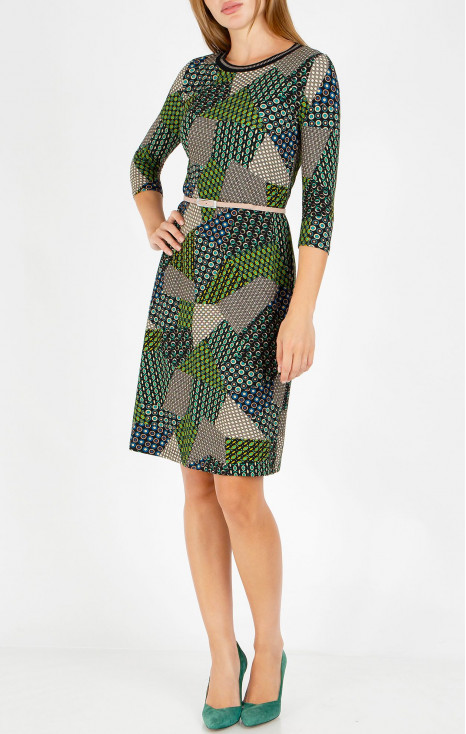 Printed Jersey Dress