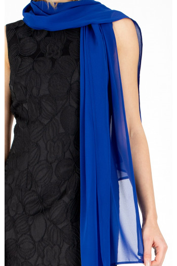 Lightweight scarf in Deep Ultramarine colour [1]