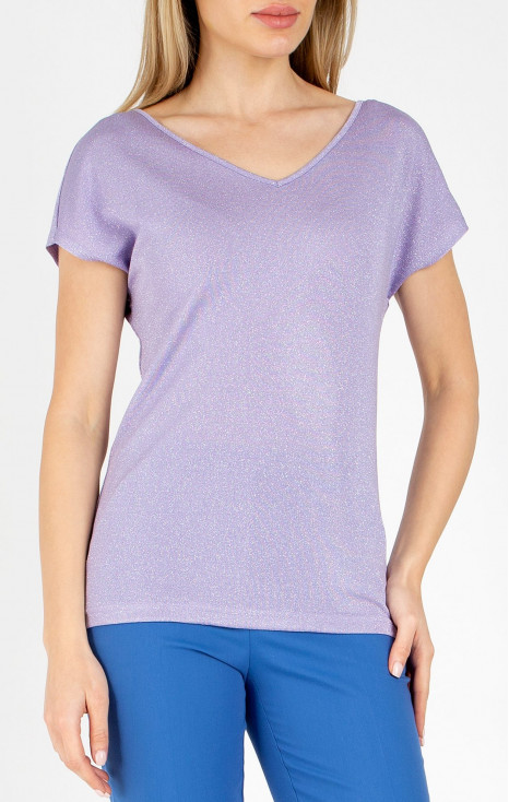 Sparkly Top in Lavender