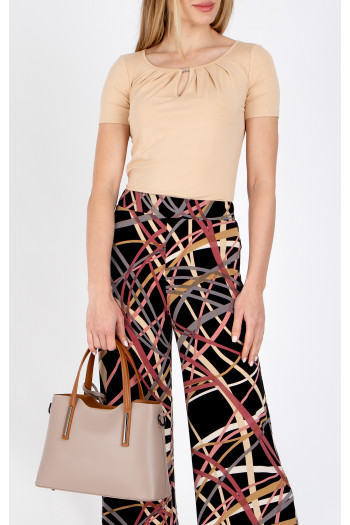 Stylish medium leather bag [1]