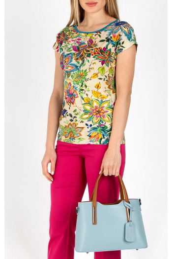 Stylish medium leather bag [1]