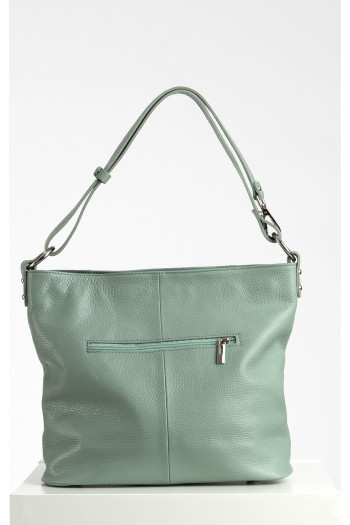 Medium Leather Bag in Menta colour [1]