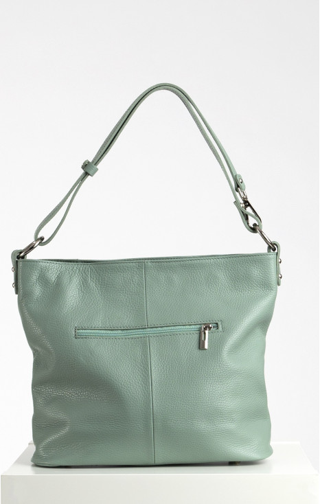 Medium Leather Bag in Menta colour [1]
