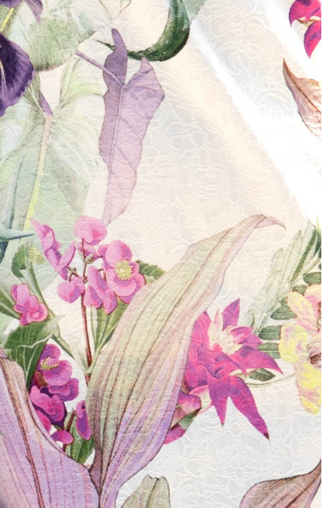 Jacquard Sleeveless Mini Dress