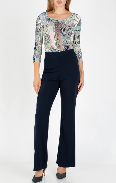 Trousers in Deep Blue