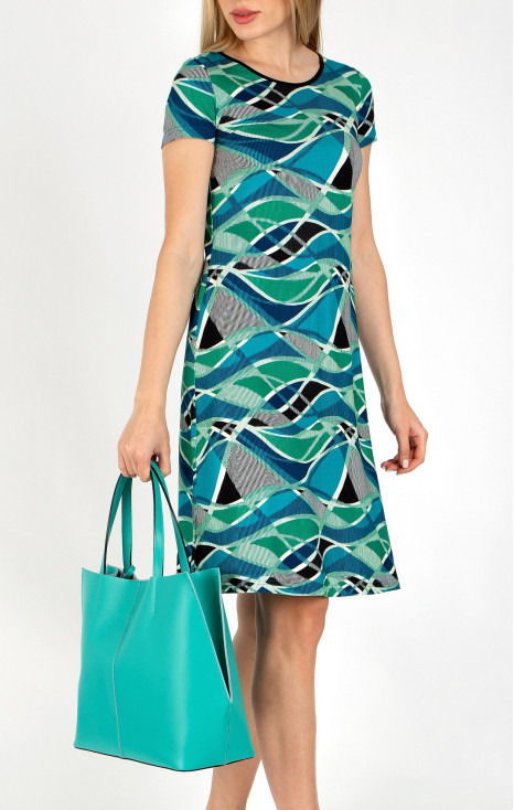 Printed Jersey Dress
