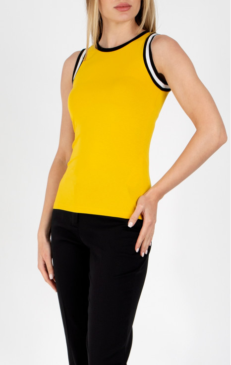 Vest Top In Mimosa colour
