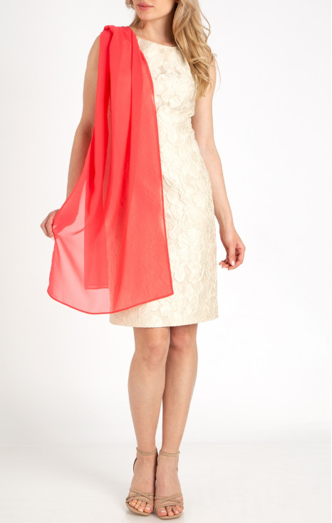 Lightweight scarf in Desert Rose colour