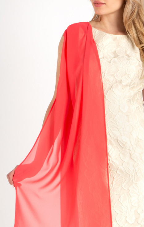 Lightweight scarf in Desert Rose colour [1]