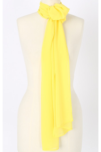 Lightweight scarf in Yellow