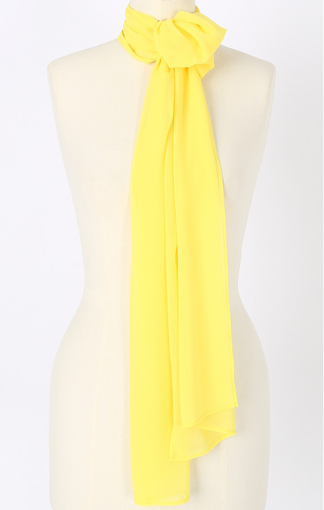 Lightweight scarf in Yellow