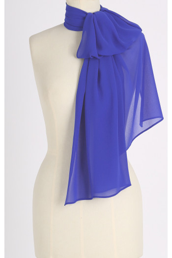 Lightweight scarf in Blue