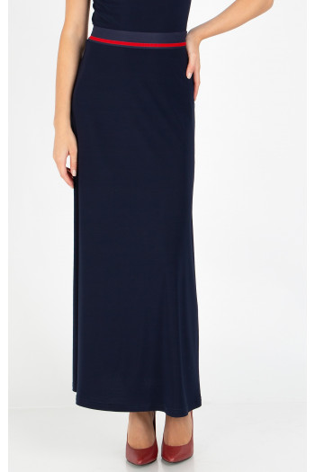 Мaxi skirt in Dark Navy Blue [1]