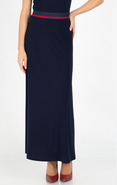 Мaxi skirt in Dark Navy Blue [1]
