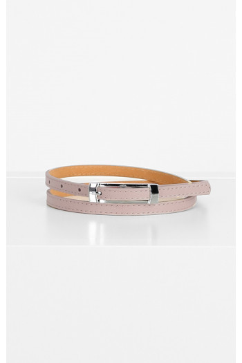 Leather Belt in Rose Smoke colour [1]