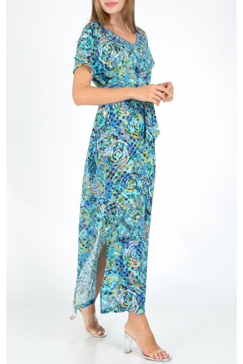 Elegant midi dress made of viscosе