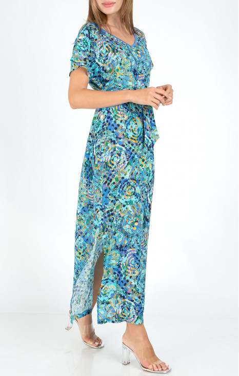 Elegant midi dress made of viscosе